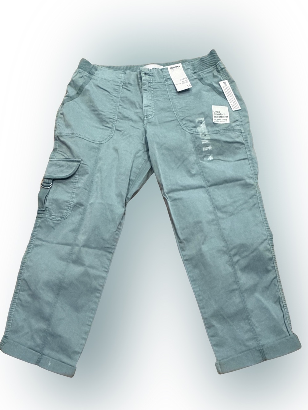 Womenโs Sonoma Goods for Life Capri Pants โ Size 14 NWT